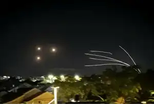  Иран атаковал Израиль в ночь на 14 апреля